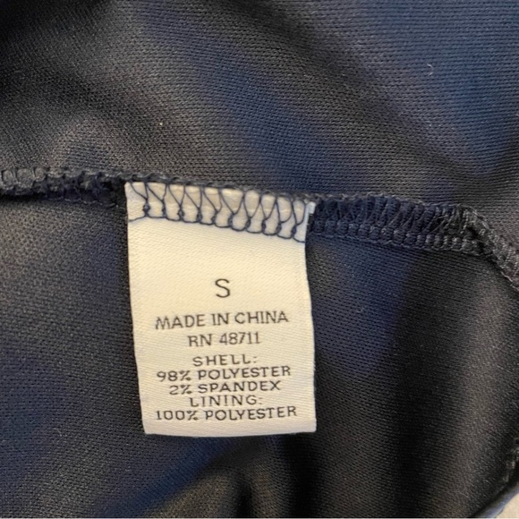 Ophelia Roe Navy Tiered Peasant Dress.  Size S - Picture 8 of 8